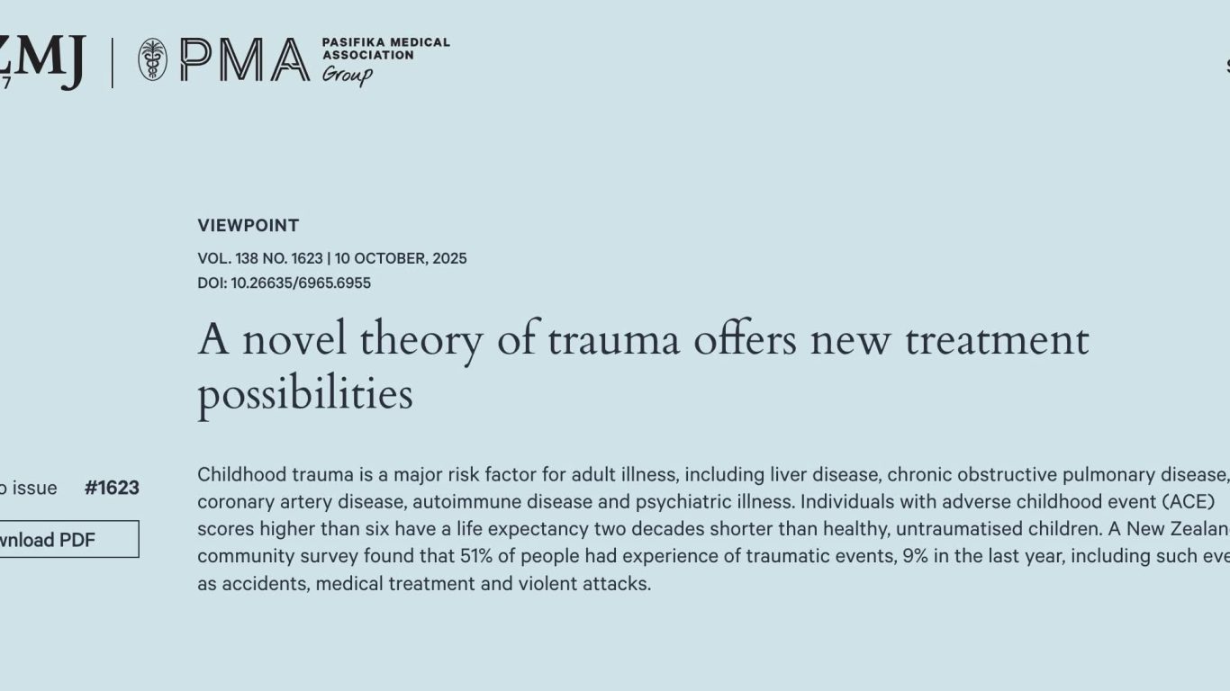 A Kiwi Leading the Way in Healing Trauma